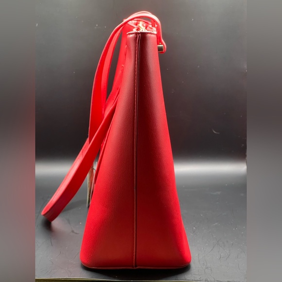 Badgley Mischka NWT Bold Red Tote Matching Wallet Available In Separate Listing - Picture 6 of 11